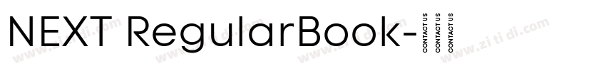 NEXT RegularBook字体转换